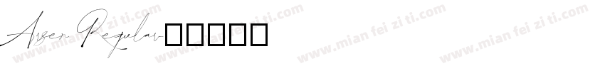 Arsen Regular字体转换